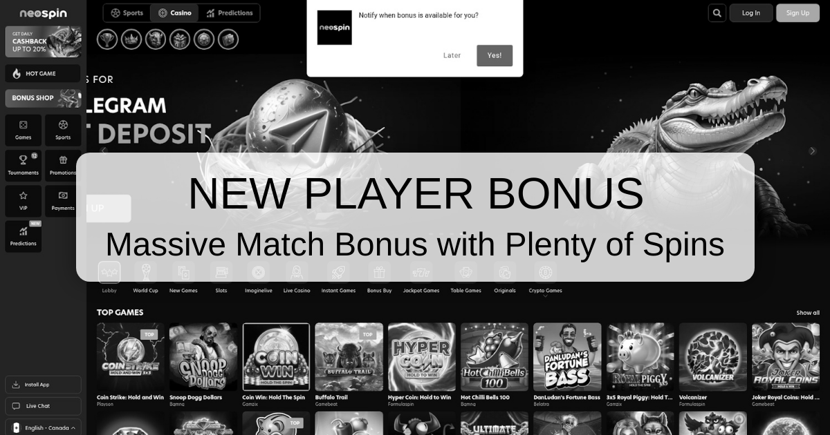 Neospin Casino - Top Online Action in Australia